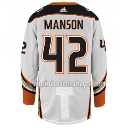 Anaheim Ducks JOSH MANSON 42 Adidas Weiß Trikot Authentic - Herren Anaheim Ducks JOSH MANSON 42 Adidas Weiß Trikot Authentic - Herren